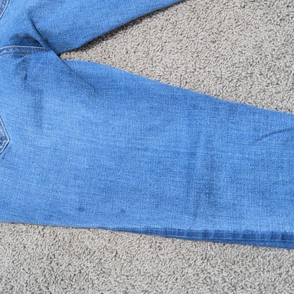 Old Navy Skinny Rockstar Jeans Light Medium Wash Side Stripe Women's 8P Petite - Picture 10 of 10